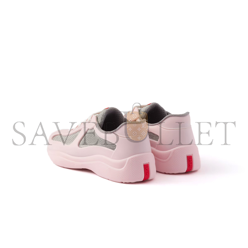 PRADA AMERICA'S CUP SOFT RUBBER AND BIKE FABRIC SNEAKERS 3E6500